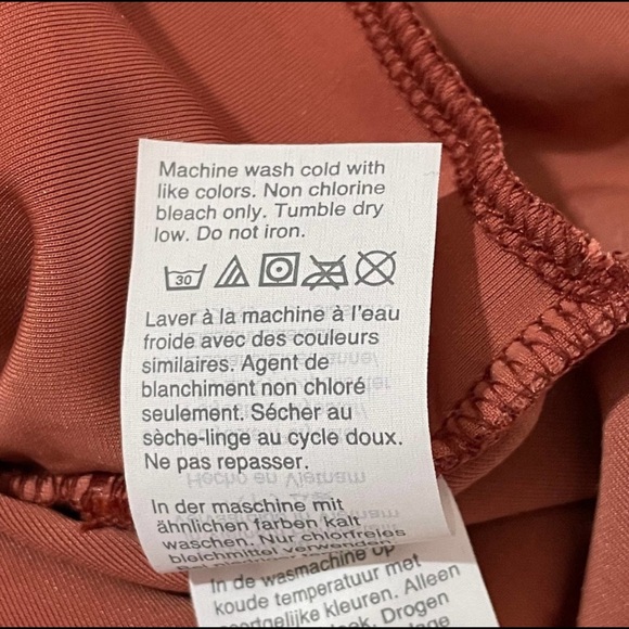 Madewell Velvet Faux Wrap Bodysuit - Burnished Rust - XS - Picture 11 of 11